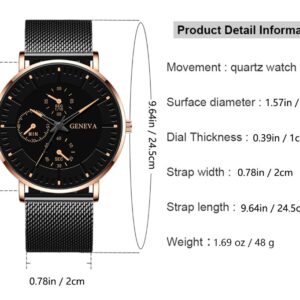 Montre sport en maille acier