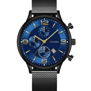 Montre bracelet noir pour homme